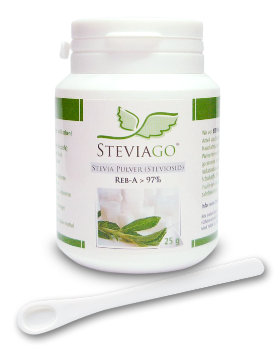 Stevia kaufen von STEVIAGO mit Dosierlöffel